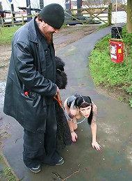 Hot Gothic Slut Treated As A Dog In A Public Bridge^uk Flashers Voyeur XXX Free Pics Picture Pictures Photo Photos Shot Shots